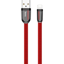 Hoco. U74 USB To Lightning Şarj Data Kablosu - Kırmızı