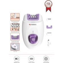 Şarjlı 2in1 Tüm Vücut Epilatör, Beyaz, Hafif ve Kullanışlı
