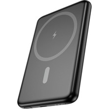 Hoco. J140A Tony 5.000 Mah Pd 20W Ultra Ince Magsafe Powerbank - Siyah