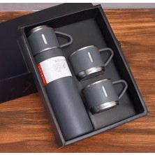 baytoptan 3 Bardaklı Termos 3 Renk Karışık