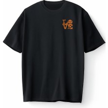 Bumeta Halloween Love Cadılar Bayramı Oversize Unisex Tişört T-Shirt