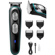 Erkek Bakım Seti, Siyah, Profesyonel Tıraş Makinesi ile Kusursuz Görünüm