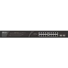 Ruijie-Reyee RG-ES118GS-P 16XGE 2xge F.gigabit 247W Poe Switch