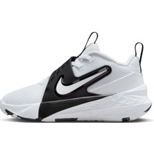 Nike Team Hustle D 12 Ps Çocuk Beyaz Basketbol Ayakkabısı(Dar Kalıp)