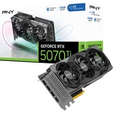 Pny RTX5070TI Oc 16GB Gddr7 256BIT Ekran Kartı (VCG5070T16TFXPB1-O)