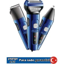 3'ü 1 Arada Erkek Bakım Seti, Saç, Sakal ve Burun Tıraş Makinesi