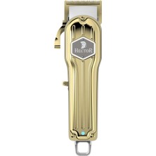 Altın Kaplamalı Profesyonel Tıraş Makinesi, Şık ve Hassas Kesim Için Tasarlandı