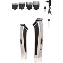 Şarjlı Çok Fonksiyonlu Vücut ve Yüz Tıraş Makinesi, 28CM, Gri