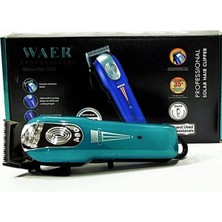 Kablosuz Unisex Profesyonel Saç ve Sakal Traş Makinesi, Turkuaz Renk