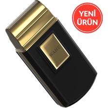 Altın Renkli Seyahat Tipi Tıraş Makinesi, Kompakt ve Hafif Tasarım
