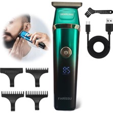 Yeşil Profesyonel Elektrikli Tıraş Makinesi, Ev Konforunda Güçlü ve Rahat Kullanım