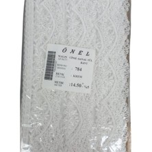 Dantel Polyester Sanal Tül Bant Krem 14,50 Metre En 3 cm ON-784-KR