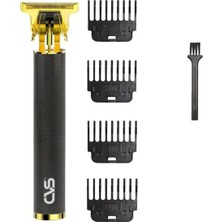 Şık Siyah Çok Fonksiyonlu Saç ve Sakal Kesme Cihazı