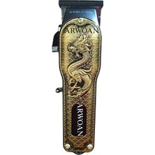 Şık Metal Gövdeli Kablosuz Profesyonel Saç Kesme Makinesi, Beyaz