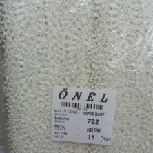 Dantel Polyester Güpür Bant Krem 15 Metre En 6 cm ON-782-KR