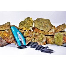 Kablosuz Profesyonel Saç Sakal Traş Makinesi, Mavi, WA8002, Berberler Için Uygun