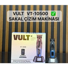 Mavi Renkli Profesyonel Saç ve Sakal Çizim Tıraş Makinesi (Yeni, VT-10500)