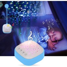 Bebek Için Müzikli Gece Lambası ve Projeksiyon Yıldız Yansıtıcı