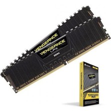 Corsaır Vengeance Lpx Siyah 16GB (2X8GB) 3000MHZ Ddr4 Soğutuculu CL16 Pc Ram CMK16GX4M2D3000C16