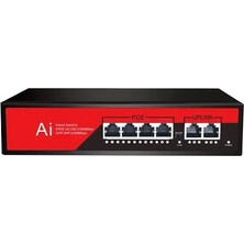 Ezcool EZ-04PSF-FG 4port 4ge+2ge F.gigabit Poe Switch 65W