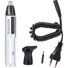 Iki Parça Çok Fonksiyonlu Elektrikli Tüy ve Kıl Temizleme Seti Beyaz