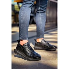 First Premium Özel Taban Erkek Sneaker Siyah