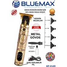 Gümüş Renkli Şarjlı Profesyonel Tıraş Makinesi, Metal Tasarım