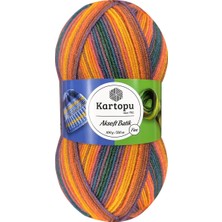 Kartopu Aksoft Batik Ebruli El Örgü Ipi 59224