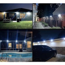 100 LED Dış Mekan Solar Aydınlatma Fotoselli Solar Lamba Hareket Sensörlü