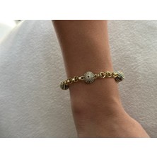 Xuping 14 K Altın Kaplama Çelik Bileklik