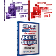 2026 Kpss Türkçe Matematik Ders Notları - Ortaöğretim Ön Lisans Tek Kitap Soru