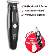 Yüksek Performanslı Profesyonel Saç Kesme Makinesi, Siyah Renk