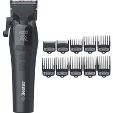 Profesyonel Lityum Iyon Saç Kesme Makinesi, Siyah, Hafif ve Güçlü Tasarım