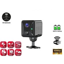 Mini Pır Sensörlü Algılamalı Sesli Konuşmalı 1080P Hd Wifi Kamera