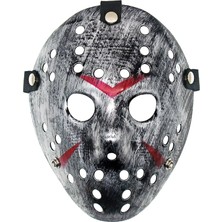 Jason Maskesi Hannibal Maskesi Metal Gümüş Renk 20X25 cm