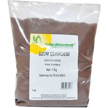 Üzüm Çekirdeği Öğütülmüş Doğal 1000 gr Paket