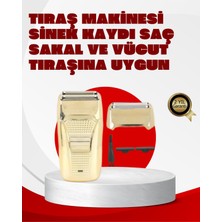 Kablolu Erkek Saç Sakal Tıraş Makinesi, Altın Renk, Dayanıklı, Çok Renkli