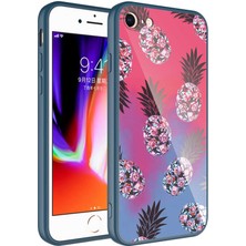 iPhone 7 Uyumlu Kamera Korumalı Desenli Sert Silikon Ecrz Epoksi Kapak-No3