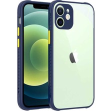iPhone 12 Uyumlu ​​ecrz Kaff Kapak-Lacivert