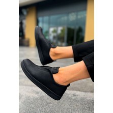 Rigidus Lastikli Günlük Casual Erkek Spor Ayakkabı Siyah