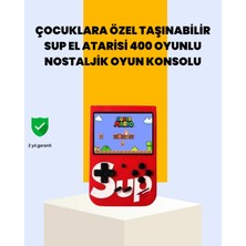 400 Oyunlu Taşınabilir Retro El Konsolu