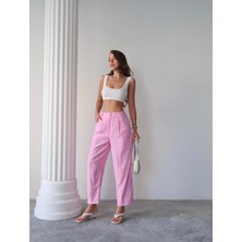 Kadın Taylor Modal Cupra Kumaş Arka Cep Kapak Detaylı Pantolon, Yazlık Iş Pantolonu