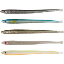 Savage Gear Lb Sandeel Slug 14 cm 6 Adet Sahte Balık Real Pearl