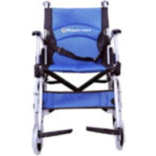 204 Tekerlekli Sandalye | Mavi, Katlanabilir, Frenli ve Refakatçi Tipi