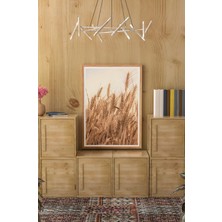 Ahşap Çerçeveli Mdf Tek Tablo Tarla ve Hasat Serisi (Kendi Tablo Setinizi Oluşturacağınız Liste) 32 x 42 Çerçeveli 1041