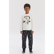 Bg Store Erkek Çocuk Ekru Tshirt