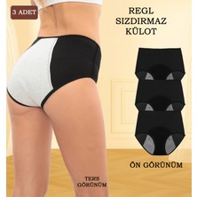 3'lü Comfortflow Ultimate Regl Külodu Süper Emici, Günlük Gece Boyunca Heryaşa Uygun Sızdırmaz Külot