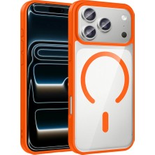 Apple Iphone 17 Pro Kılıf Magsafe Wireless Şarj Özellikli Silikon Lopard Ege Kapak