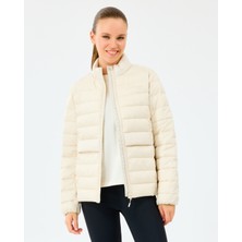 Skechers W Padded Jacket Kadın Ecru Mont S242063-1983