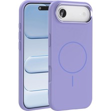 Apple Iphone 17 Air Kılıf M-Safe Şarj Özellikli Metal Kamera Çerçeveli Lopard Edi Silikon Kapak